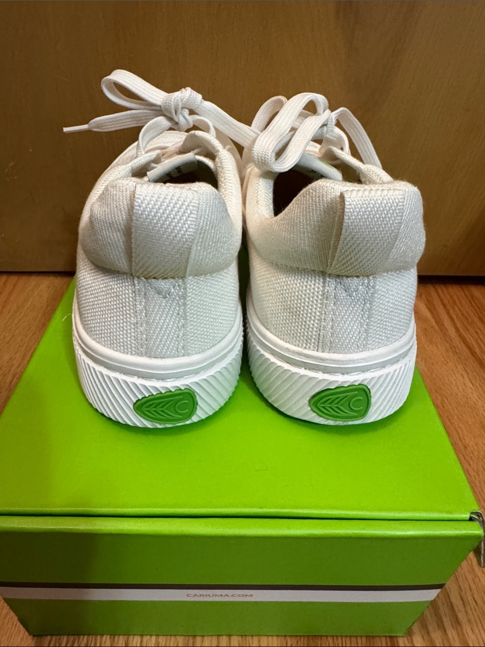 Cariuma IBI Low-Top Off-white Knit Sneaker - Picture 5 of 6